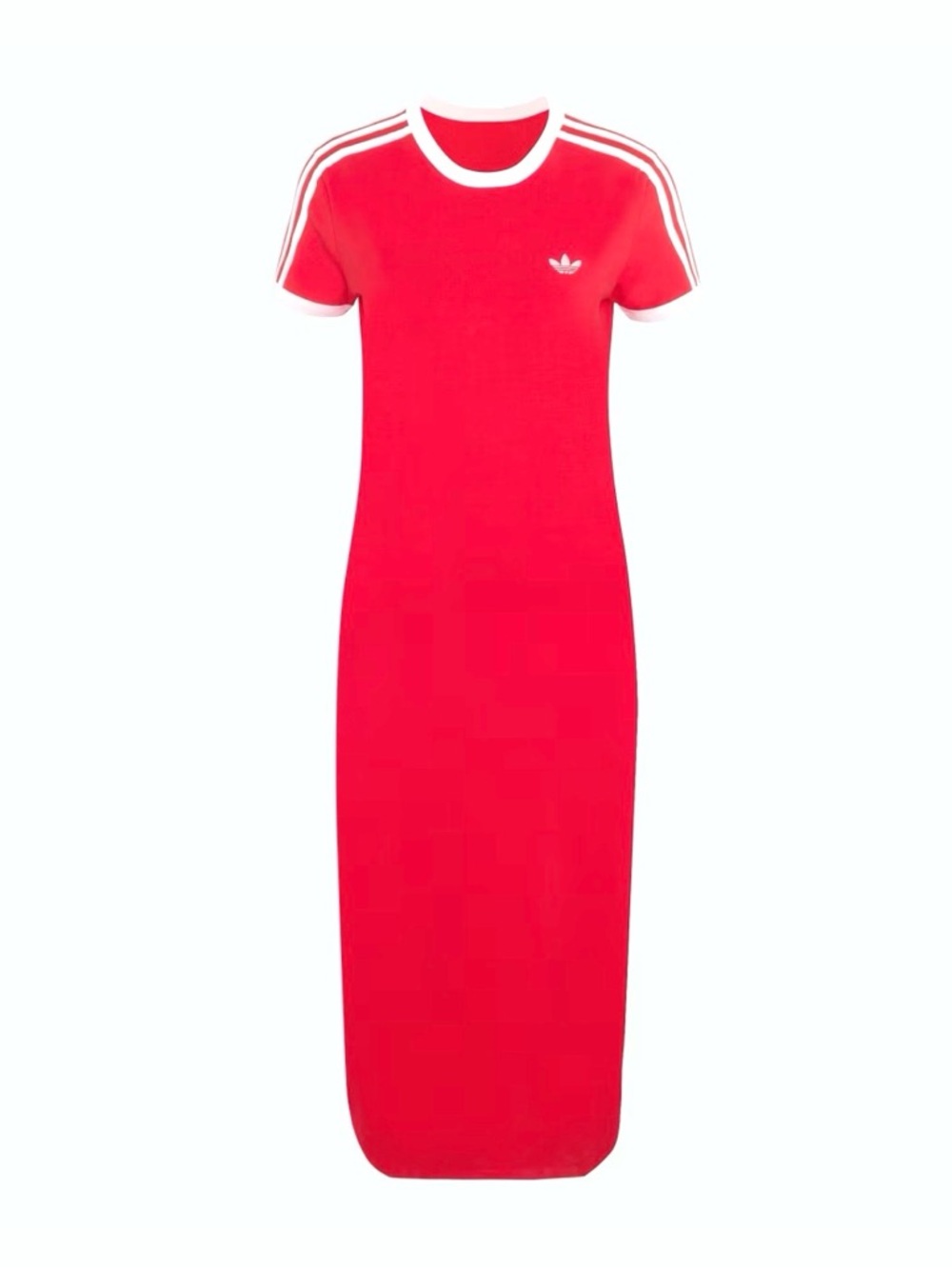 ADIDAS ORIGINALS Women’s 3 stripes slim fit midi dress❤️❤️ - Picture 2 of 9
